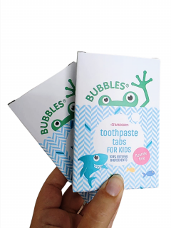 ZUBNÍ TABLETY PRO DĚTI BUBBLES TOOTHPASTE TABS