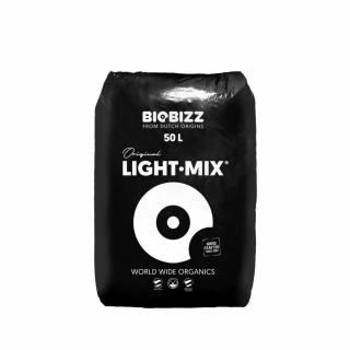 BioBizz Light Mix 50L (Mírně předhnojený kvalitní substrát vhodný pro všechny, kteří si plně chtějí regulovat živiny tekutými hnojivy. Pro rychlý rozvoj kořenů a dynamický růst. Vhodný pro rostliny pěstované v květnicích a kontejnerech.)