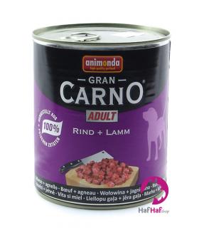 Animonda Gran CARNO ADULT Rind+Lamm 800 g