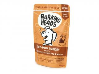 BARKING HEADS Kompletní krmivo – krůtí, 300 g