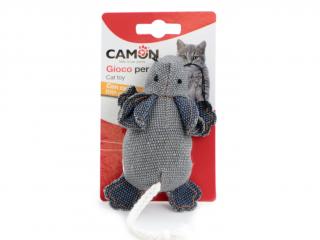 CAMON Myška s catnipem, 12 cm, Šedá