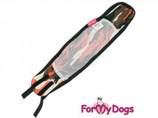 FOR MY DOGS Hárací overal CAMOUFLAGE 10/XS