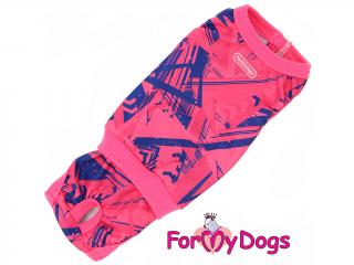 FOR MY DOGS Hárací overal pro fenky PANTIES PINK, 10/XS
