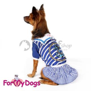 FOR MY DOGS Obleček pro fenky – šaty For My Dogs 12/S