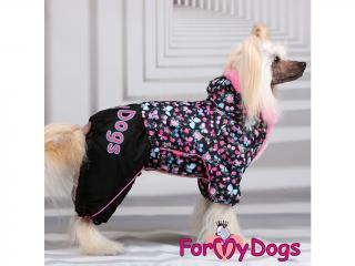 FOR MY DOGS Overal BLACK BUTTERFLIES, multicolor, 20/XXL