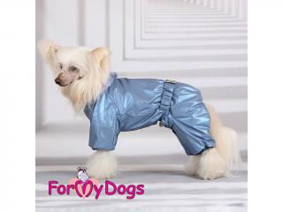 FOR MY DOGS Overal BLUE BONE, modrý 18/XL