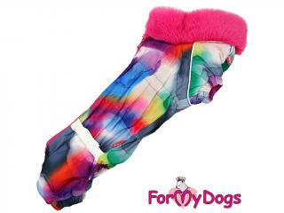 FOR MY DOGS Overal COLOURS pro fenky jezevčíků, hnědý TM2