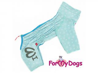 FOR MY DOGS Overal DUSTER BLUE STARS, Modrý, 14/M