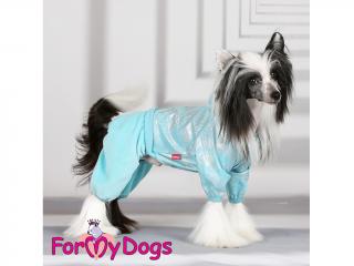 FOR MY DOGS Overal GREEN SHIMMER, zelený, 18/XL