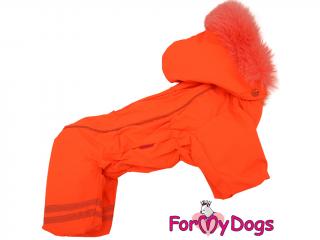 FOR MY DOGS Overal ORANGE, membrána, oranžový 20/XXL