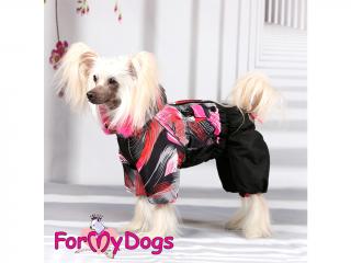 FOR MY DOGS Overal PINK AND BLACK, multicolor, 20/XXL
