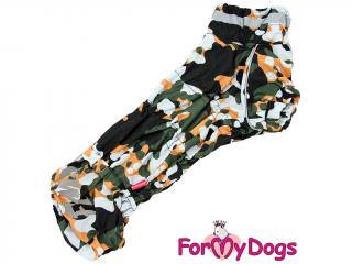 FOR MY DOGS pláštěnka MULTI CAMO, multicolor TM1