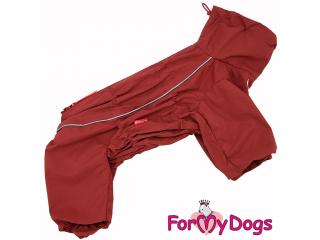 FOR MY DOGS pláštěnka PLAID BROWN, hnědá 16/L