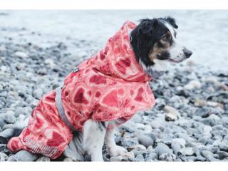 HURTTA Obleček pro psy Extreme Warmer CAMO červený 40