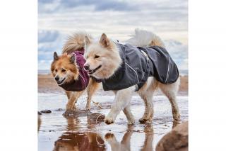 HURTTA Obleček pro psy Mudventure Coat ECO, ostružinová 40