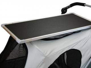 PetStro SKYLINE Upravovací stolek na kočárek, 75 × 38 × 1,7 cm