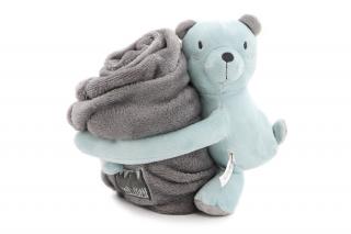 TRIXIE Sada pro štěňata – plyšová deka s hračkou, Světle modrá