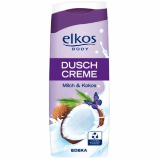 Elkos Mléko a Kokos sprchový gel 300 ml