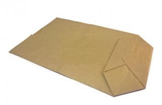 Papírový sáček kupecký s křížovým dnem - 1 Kg (balení 15kg)