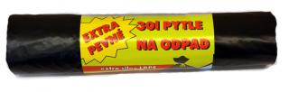 Sáčky do košů LDPE 30l/50x60cm - 15ks/role černé