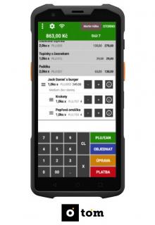 SUNMI L2S + Mobilní číšník pro Maxi pokladnu