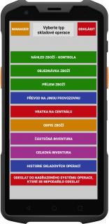 SUNMI L2S PRO(včetně 2D scanneru) datový terminál pro sběr dat včetně SW aplikace