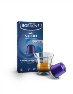 Nespresso kapsle Caffé Borbone Mia Napoli 10ks - hliníkové