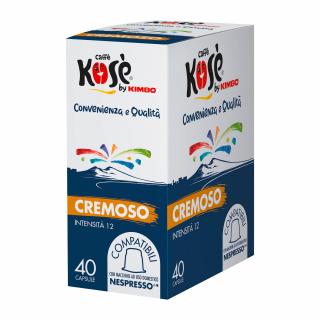 Nespresso kapsle Kosé by Kimbo Cremoso 40ks