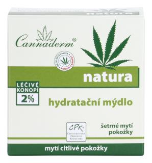 Cannaderm Natura hydratační mýdlo 100g
