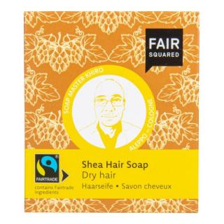 Fair Squared Šampon tuhý na mytí vlasů karité pro suché vlasy 2x80 g
