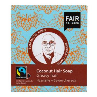 Fair Squared Šampon tuhý na mytí vlasů kokosový pro mastné vlasy  2x80 g