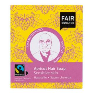 Fair Squared Šampon tuhý na mytí vlasů meruňkový pro citlivou pokožku hlavy 2x80 g