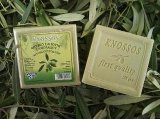 Knossos Olivové mýdlo Natural bílé 200g