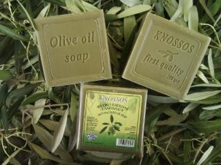 Knossos Olivové mýdlo Natural zelené 200g