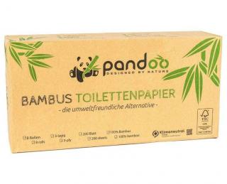 Pandoo Bambusový toaletní papír 3vrstvý 8ks