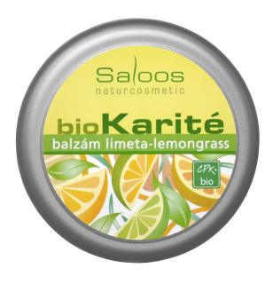 Saloos BIO karité Limeta-Lemongrass balzám 50 ml objem: 50ml