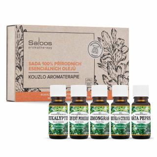 Saloos Sada esenciálních olejů Kouzlo aromaterapie 5 x 10 ml