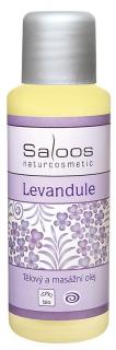 Saloos tělový a masážní olej Levandule objem: 125ml