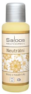 Saloos tělový a masážní olej Neutrální olej objem: 1000ml