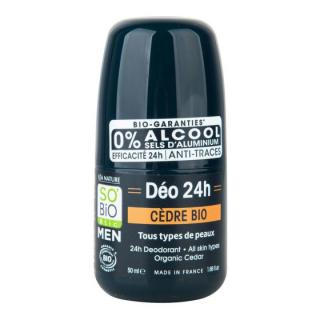 SO´BIO étic Deodorant přírodní 24h MEN cedr BIO 50 ml