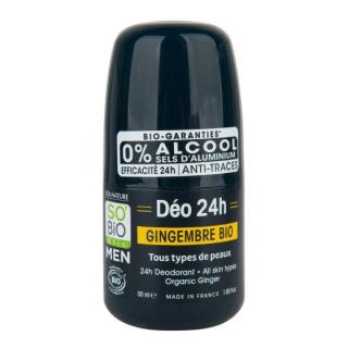 SO´BIO étic Deodorant přírodní 24h MEN zázvor BIO 50 ml