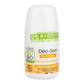 SO´BIO étic Deodorant přírodní 24h Nutrition s karité BIO 50 ml