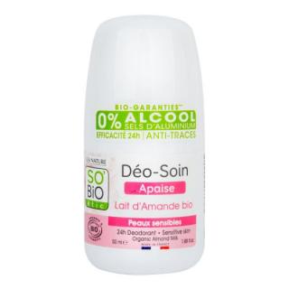 SO´BIO étic Deodorant přírodní 24h zklidňující s mandlovým mlékem BIO 50 ml