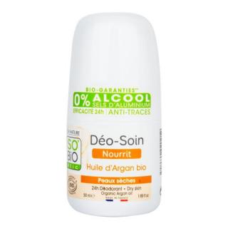 SO´BIO éticDeodorant přírodní 24h vyživující s arganovým olejem BIO 50 ml