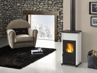 Nordica TEA 6 kW bílá (Krbová kamna)