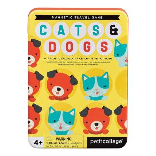 Petit Collage Magnetická hra Kočky a psi