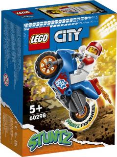 LEGO City 60298 Kaskadérská motorka s raketovým pohonem