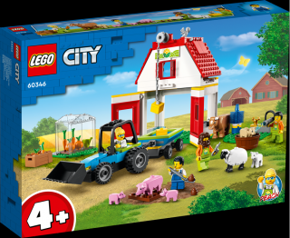 LEGO® City 60346 Stodola a zvířátka z farmy