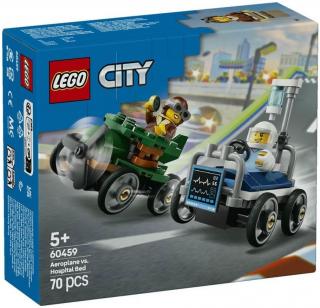 LEGO® City 60459 Závodní balíček: Letadlo vs. nemocniční lůžko