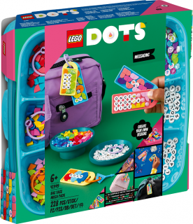 LEGO® DOTS 41949 Mega balení ozdob na tašku – zábavné vzkazy